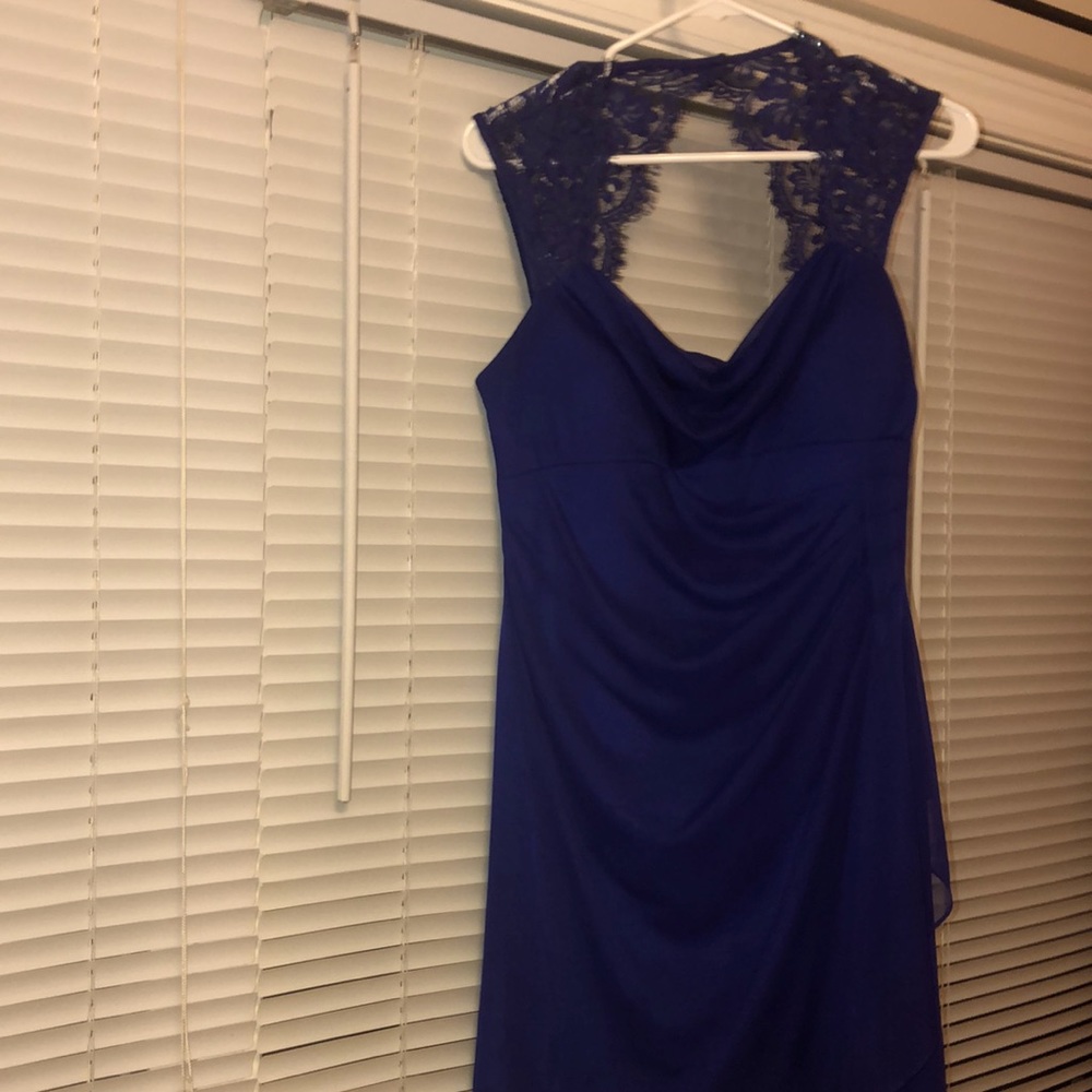 Royal blue elegant dress